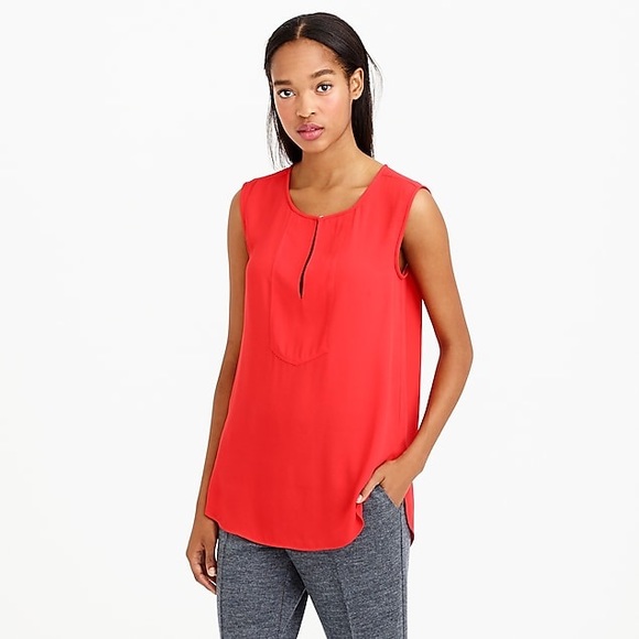 J. Crew Drapey Keyhole Top - Picture 3 of 4